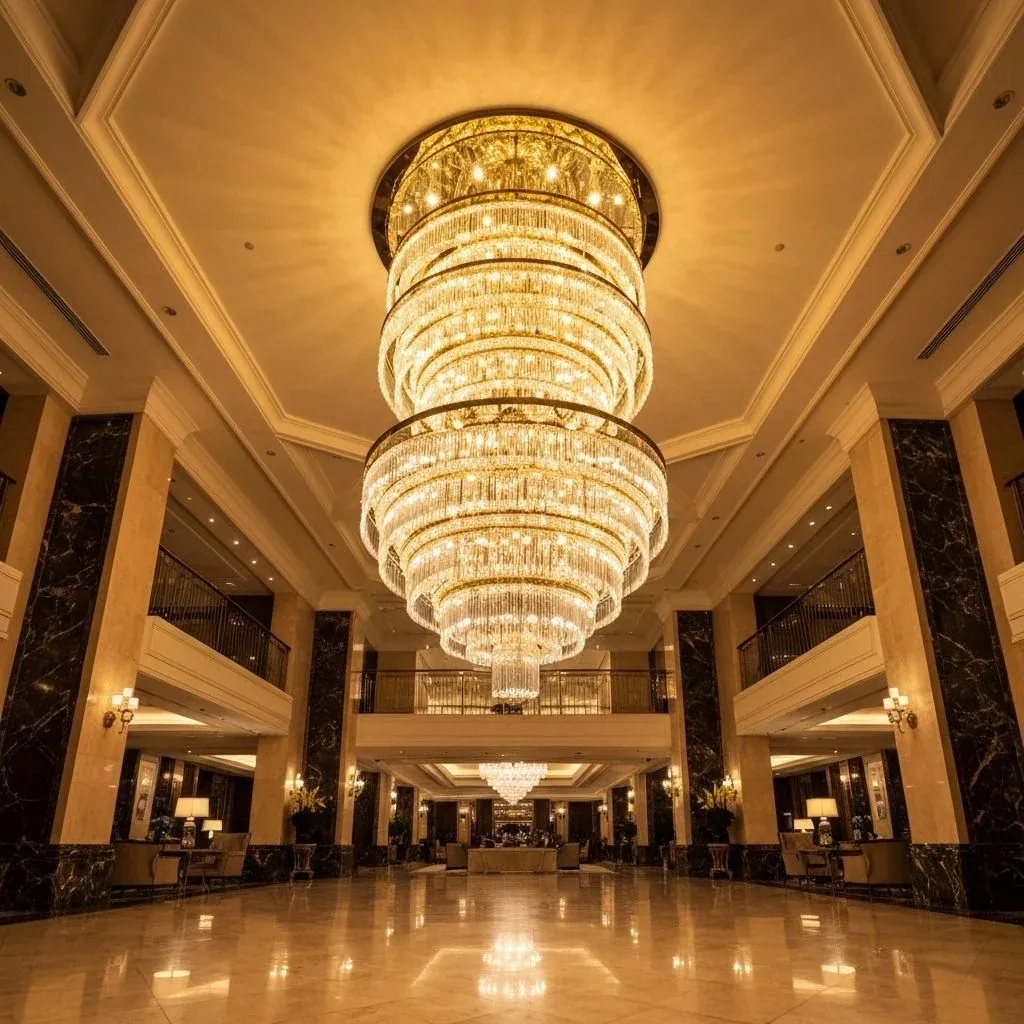 Hospitality chandelier project